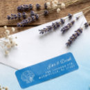 Search for seashell wedding return address labels Elegant