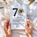 Search for 70th birthday thank you cards Black and white