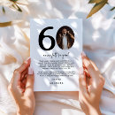 Search for 60th birthday thank you cards Sixty