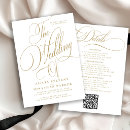 Search for gold and white wedding invitations Classic