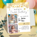 Search for double celebration invitations Sibling