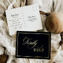 Search for wedding rsvp postcards Elegant