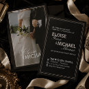 Search for black tie wedding invitations Classy