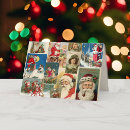 Search for victorian santa christmas cards Vintage