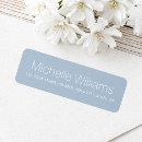Search for surname return address labels Contemporary modern minimalist design