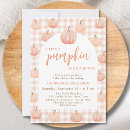 Search for little pumpkin shower invitations Watercolor