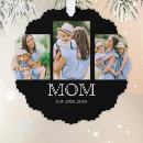 Search for paper photo christmas tree decorations Mum established est