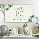 Search for 80th birthday banners Milestone