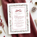 Search for pretty christmas invitations Classy