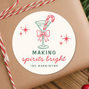 Search for making spirits bright stickers Whimsical