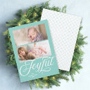 Search for aqua christmas cards Family photo