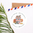Search for aged paper return address labels Rustic