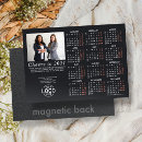 Search for business calendar magnets Black and white
