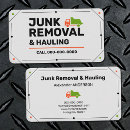Search for junk removal business cards Truck
