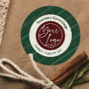 Search for green company stickers Merry christmas