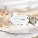 Search for blue hydrangeas place cards Watercolor flowers
