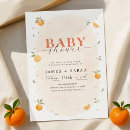 Search for clementine baby shower invitations Watercolor