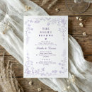 Search for lavender rehearsal dinner invitations The night before