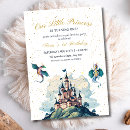 Search for princess and dragon party invitations Once upon a time