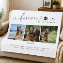 Search for pet memorial blankets In loving memory