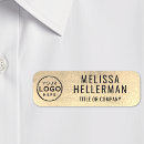 Search for magnetic logo name tags Modern professional elegant classic