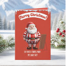 Search for in jail christmas cards Santa