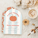 Search for little pumpkin baby boy shower invitations Autumn