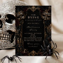 Search for venetian mask invitations Black and gold