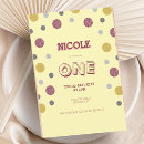 Search for gold glitter 1st birthday invitations Girl