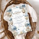 Search for blue pumpkin invitations Watercolor pumpkins