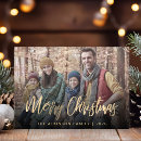 Search for beige christmas cards Family photo