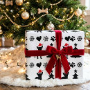 Search for pet lover wrapping paper Snowflakes