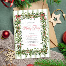 Search for bow christmas invitations Watercolor
