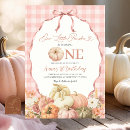 Search for blush pink 1st birthday invitations Girl