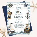 Search for ahoy its a baby boy shower invitations Marine