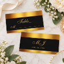 Search for gold border place cards Calligraphy