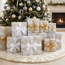 Search for white and silver christmas wrapping paper Modern