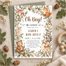 Search for outdoor baby shower invitations Woodland animals