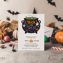 Search for cauldron halloween invitations Kids halloween party