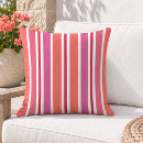 Search for coral color cushions Stripes