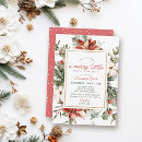 Search for poinsettia invitations Greenery