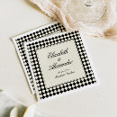 Search for retro wedding napkins Modern