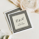 Search for retro wedding napkins Modern