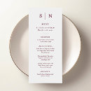 Search for burgundy menus Simple