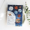 Search for outer space baby shower invitations Watercolor