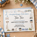 Search for vintage train invitations Choo choo