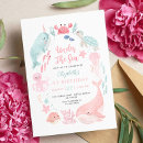 Search for ocean animal invitations Cute