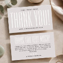 Search for thank you business cards Simple