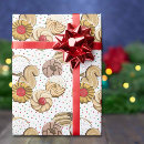 Search for italian christmas wrapping paper Red