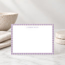 Search for baby boy note cards Gingham